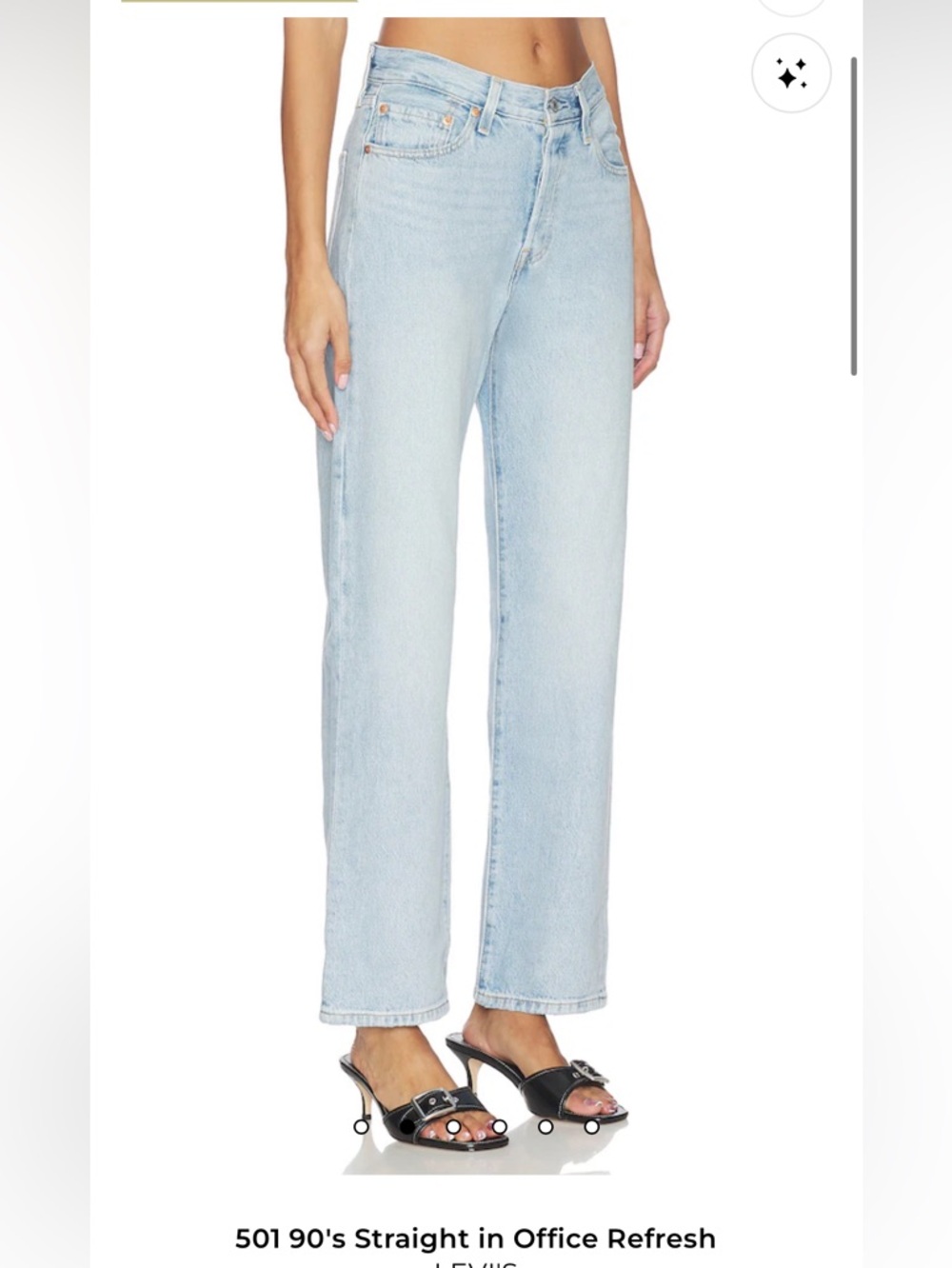 Levi's Light Wash Straight Leg Jeans